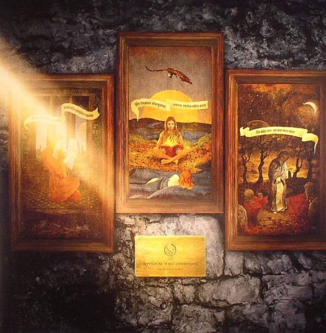 Os três "quadros" de Travis Smith, que surgem na capa de "Pale Communion", acompanham a edição limitada de "The Official Book Of Opeth".